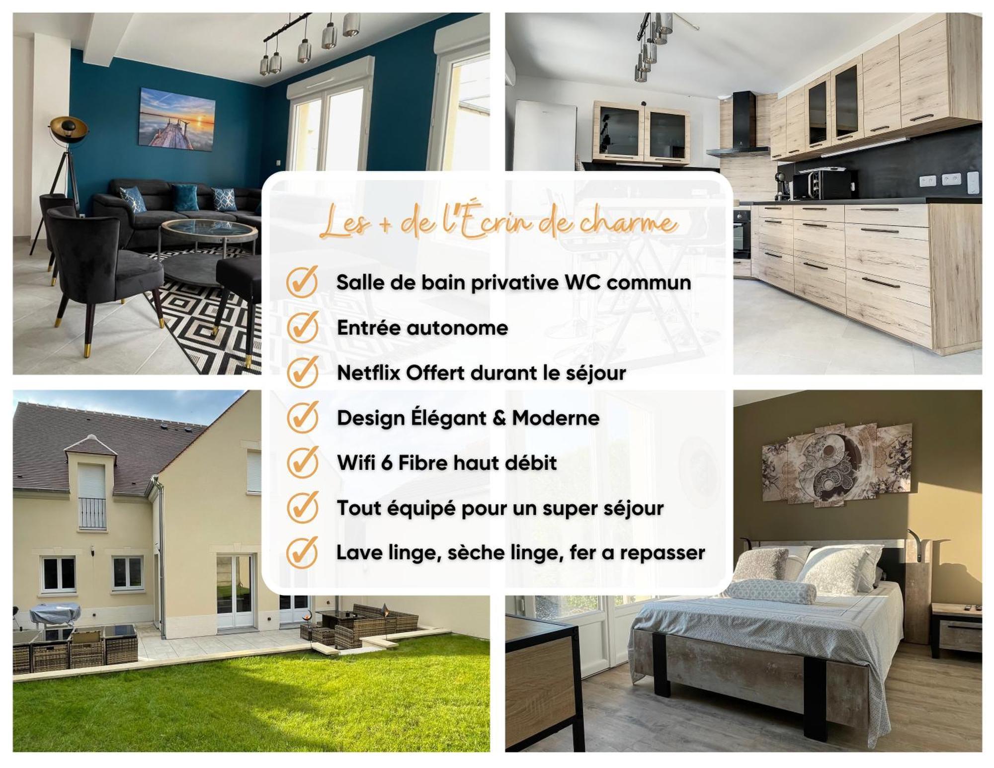 Chambre Serenite Dans Maison Au Calme Compiègne Exterior foto